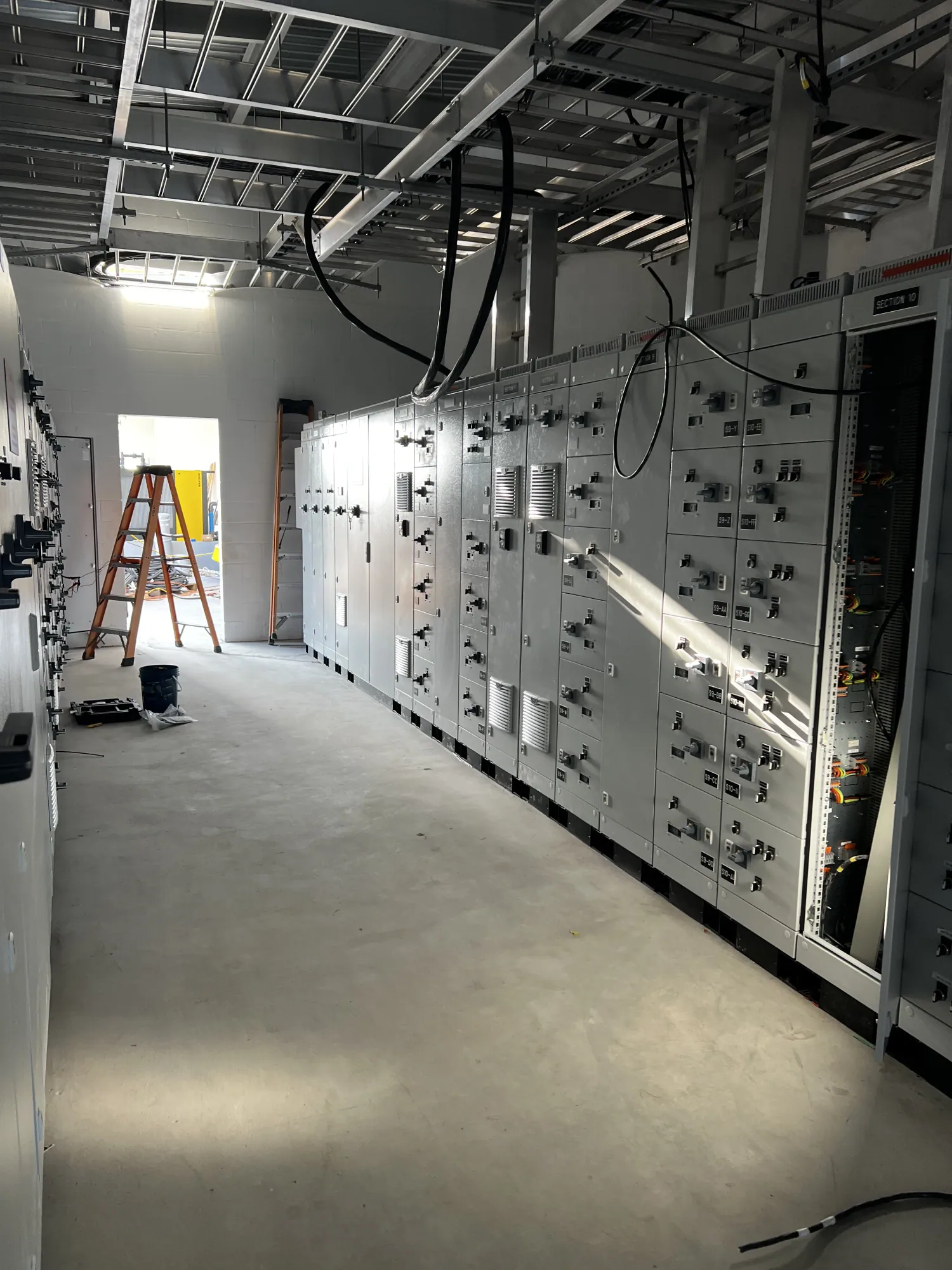 Motor control center installation by Verga Electric at Port Tampa Bay